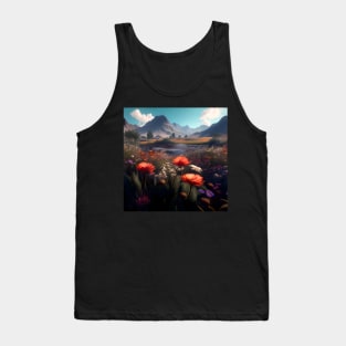 Vibrant Field of Flowers: A Bouquet of Colors Tank Top